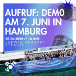 Große Demo gegen extreme Rechte und für Demokratie am 7. Juni 2024 in Hamburg
