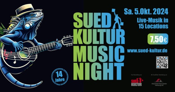 SuedKultur Music-Night 2024 am 5. Oktober 2024 in Harburg