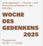 Woche des Gedenkens in Hamburg-Nord vom 22. Januar bis zum 13. März 2025