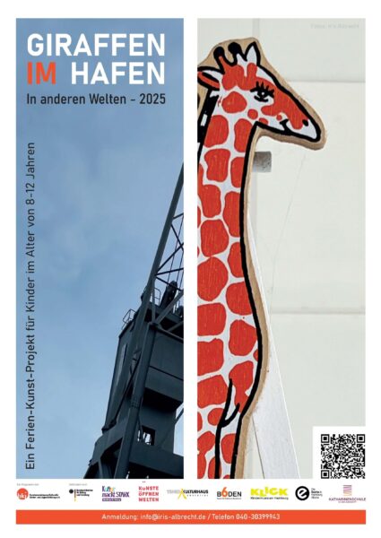 Kulturhaus Süderelbe Ferien-Kunst-Projekt "Giraffen im Hafen"